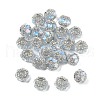Resin Rhinestone Rondelle Beads OACR-S048-02E-2