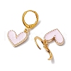 Heart Alloy Enamel Dangle Earrings EJEW-JE05821-4