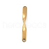 Ion Plating(IP) 202 Stainless Steel Twist Connector Charms STAS-Q336-13A-G-1