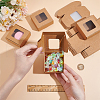 Kraft Paper Gift Box with Visible Window CON-WH0088-74A-3