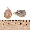 Natural Sunstone Faceted Pendants G-K347-05G-08-3