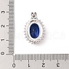 Brass Micro Pave Cubic Zirconia Pendants ZIRC-I066-05A-02-3