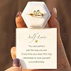 2Pcs Heart Alloy Finger Rings for Women FS-WG57BD0-04-3