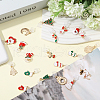 Christmas Theme Plastic Mobile Dustproof Plugs PALLOY-GL00005-4
