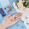 SUNNYCLUE 30Pcs 304 Stainless Steel Clip-on Earring Setting STAS-SC0008-38-3