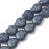 Electroplate Glass Beads Strands EGLA-F164-FR06-1