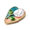 Alloy Enamel Pendants ENAM-K076-16A-G-2