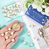 30Pcs Natural Cultured Freshwater Pearl Connector Charms PALLOY-SC00002-3
