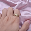 Stainless Steel Cuff Rings for Women WD3664-2-2