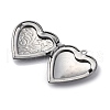 304 Stainless Steel Locket Pendants STAS-S171-13P-04-2