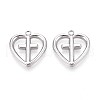 304 Stainless Steel Pendants STAS-N109-199P-1