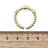 Brass Micro Pave Cubic Zirconia Open Cuff Rings for Women RJEW-F179-01G-3