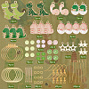 SUNNYCLUE DIY Dinosaur Earring Making Kit DIY-SC0020-91-2