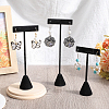 SUNNYCLUE 6Pcs 3 Styles T Shaped Alloy Earring Display Stand EDIS-SC0001-05-4