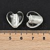 Handmade Silver Foil Lampwork Glass Beads LAMP-Q005-06G-2