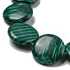 Synthetic Malachite Beads Strands G-B071-E01-02-3