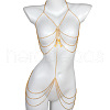 Butterfly Alloy Full Crystal Rhinestone Sexy Tassel Nightclub Body Chains WGDED86-01-1