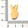Pride 304 Stainless Steel Enamel Pendants STAS-B079-01G-11-3