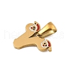 Christmas Theme 304 Stainless Steel Pendants STAS-R007-01V-G-2