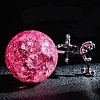 Crack Glass Crystal Ball Diaplay Decoration PW-WGEC563-01-2