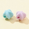 50Pcs 6 Colors Opaque Acrylic Beads MACR-FS0001-58-4