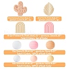 HOBBIESAY Food Grade Eco-Friendly Silicone Beads SIL-HY0001-02-2