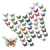 50Pcs 25 Style Alloy Enamel Pendants FIND-TA0003-62-12