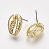Alloy Stud Earrings X-PALLOY-S125-038-1