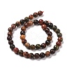 Natural Polychrome Jasper/Picasso Stone/Picasso Jasper Beads Strands G-E571-25B-3