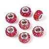 Opaque Resin European Beads RESI-T057-29H-1