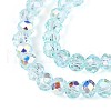 Transparent Glass Beads Strands EGLA-N016-3mm-01-3
