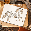 Plastic Drawing Painting Stencils Templates DIY-WH0396-200-3