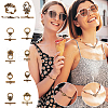   60Pcs 10 Styles Tibetan Style Alloy Toggle Clasps FIND-PH0020-12-6