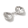 Rhodium Plated 925 Sterling Silver Charms STER-M114-01P-2