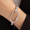 Oval Alloy Cuff Bangles for Women WG73EA3-15-1