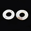 Natural Freshwater Shell Connector Charms SHEL-T020-20-2