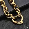 304 Stainless Steel Charm Bracelets BJEW-Q050-02G-4