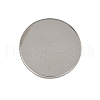 304 Stainless Steel Cuff Ring Components STAS-D372-07P-10-2