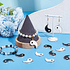 SUNNYCLUE 40Pcs 2 Colors Alloy Enamel Pendants ENAM-SC0005-38-4