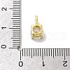 925 Sterling Silver with Cubic Zirconia Charms STER-Q004-04G-3