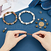 HOBBIESAY 2 Sets 2 Colors Alloy European Beads FIND-HY0003-11-5