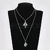 Globleland 80Pcs 7 Style Tibetan Style Alloy Pendants FIND-GL0001-46-5