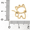 5Pcs 201 Stainless Steel Pendants STAS-B064-03G-3