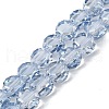 Electroplate Glass Beads Strands EGLA-L045-G-PL03-1
