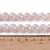 Electroplated Natural Rose Quartz Beads Strands G-Z038-A03-03AB-5