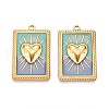 Ion Plating(IP) 304 Stainless Steel Pendants STAS-N107-05B-G-1