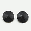 Pointed Back Glass Rhinestone Cabochons X-RGLA-T086-14mm-02-2