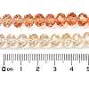 Transparent Painted Glass Beads Strands X1-DGLA-A034-T8mm-A20-4