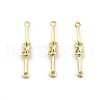 Zinc Alloy Links Connector Charms PALLOY-D311-004A-LG-1
