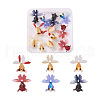 12Pcs 6 Style Cellulose Acetate(Resin) Pendants KY-TA0001-19-2